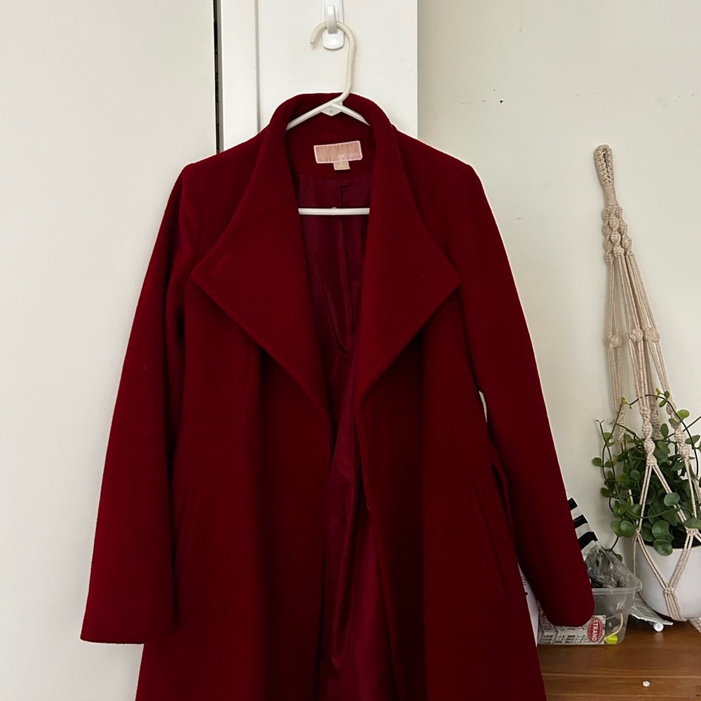 Elegant Women's Red Coat